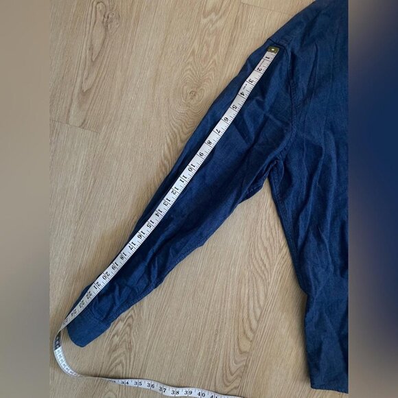 Minimalist Casual GAP Linen Long-Sleeve Shirt Relaxed Breezy Spring Summer Ready - Picture 9 of 10